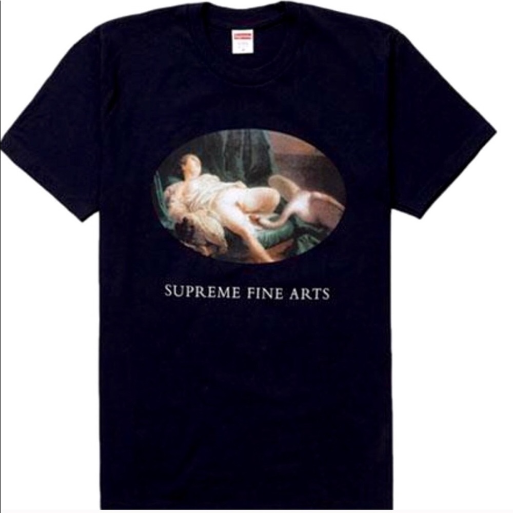 Supreme Leda and the Swan Tee in Black Medium